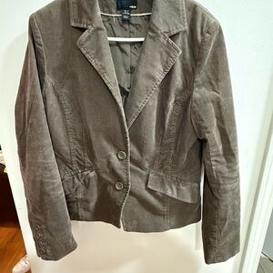 H&M‎ Women's Taupe Corduroy Blazer